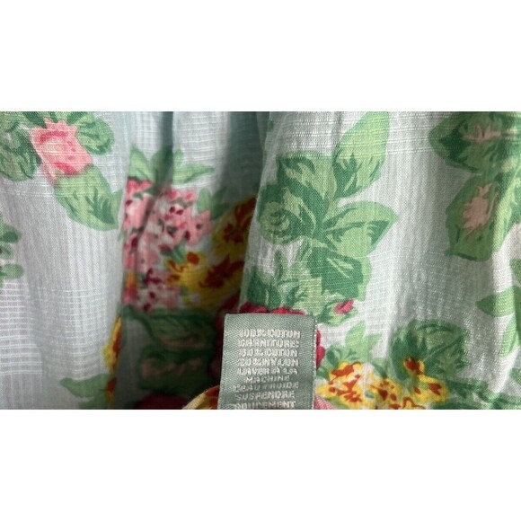 April Cornell Francesca Crochet Sundress Flowy Blue Boho Cottagcore Lagenlook XS - Picture 9 of 9